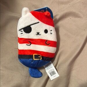cats vs pickles cat sailor mini plush